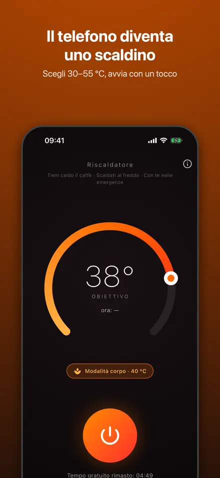 Il telefono diventa uno scaldino