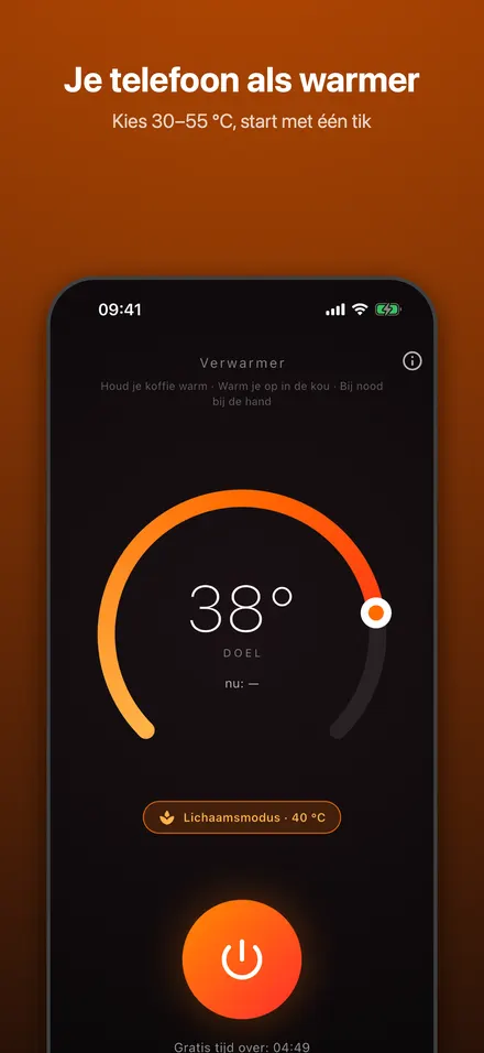 Je telefoon als warmer